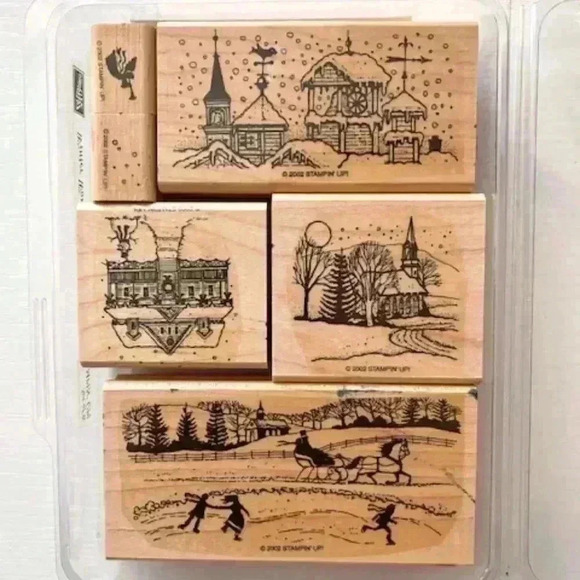 Stampin' Up! Winter Wonderland 6-unit Stamps plus Two Variety Sets - Picture 2 of 10